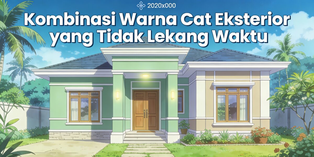Kombinasi Warna Cat Eksterior yang Tidak Lekang Waktu